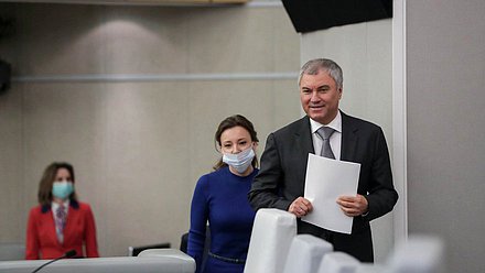 Председатель Государственной Думы Вячеслав Володин