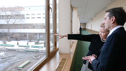 Посещение Председателем Государственной Думы С.Е. Нарышкиным Московской государственной академии хореографии.