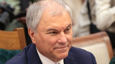 Председатель Государственной Думы Вячеслав Володин