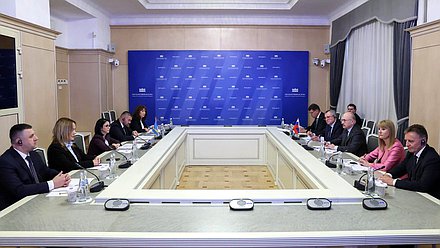 First meeting of the Commission on Cooperation between the State Duma and the National Assembly of the Republic of Srpska (Bosnia and Herzegovina)