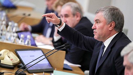 Председатель Государственной Думы Вячеслав Володин