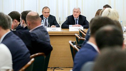 Председатель Комитета по финансовому рынку Анатолий Аксаков и заместитель председателя Комитета по финансовому рынку Мартин Шаккум