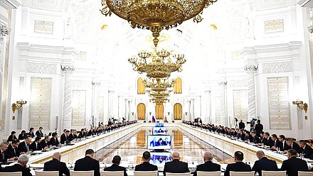 Заседание Государственного Совета РФ на тему "О подготовке кадров для экономики РФ". Фото: пресс-служба Президента РФ