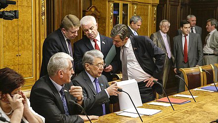   Встреча Председателя Государственной Думы Сергея Нарышкина с руководителями делегаций стран ОДКБ в парламентской ассамблеи ОБСЕ.