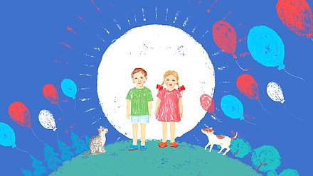 День защиты дети открытка дети