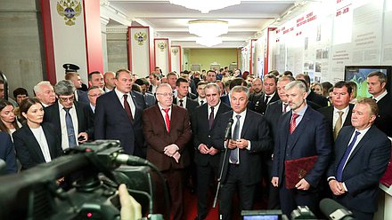 Открытие выставки «Законъ. К истории транспорта России»