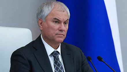 Председатель Государственной Думы Вячеслав Володин