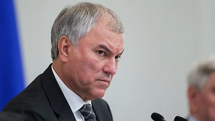 Председатель Государственной Думы Вячеслав Володин