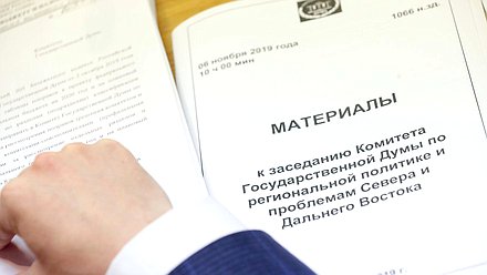 Заседание Комитета по региональной политике и проблемам Севера и Дальнего Востока