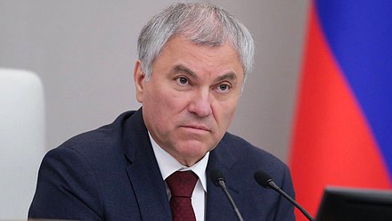 Председатель Государственной Думы Вячеслав Володин