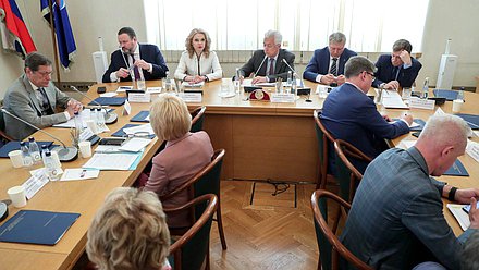 Встреча заместителя Председателя Правительства РФ Татьяны Голиковой и Министра труда и социальной защиты РФ Антона Котякова с членами фракции «Единая Россия»