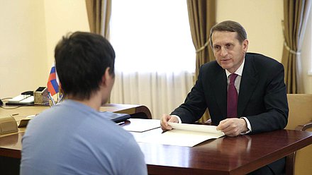 Рабочая поездка Председателя Государственной Думы Сергея Нарышкина в Северо-Западный федеральный округ (Ленинградская область)