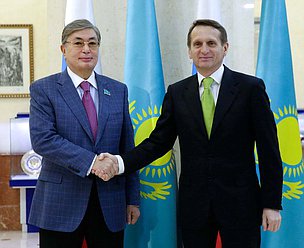 Встреча с председателем сената Парламента Республики Казахстан Токаевым Касын-Жомартом.