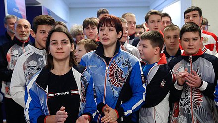 Открытие выставки «Один путь. Одна страна. Спорт Донбасса», посвященной развитию физической культуры и спорта на территории новых субъектов РФ