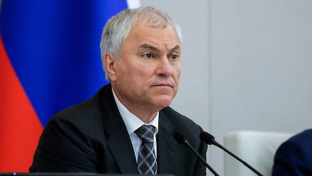 Председатель Государственной Думы Вячеслав Володин