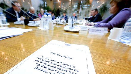 Заседание Комитета по региональной политике и проблемам Севера и Дальнего Востока