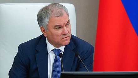 Председатель Государственной Думы Вячеслав Володин