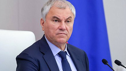 Председатель Государственной Думы Вячеслав Володин