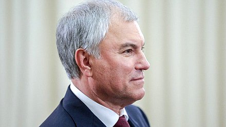 Председатель Государственной Думы Вячеслав Володин. Фото: пресс-служба Президента РФ