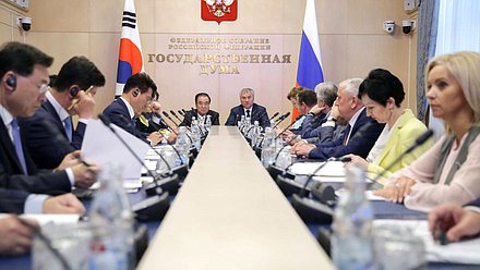 First meeting of the Interparliamentary Commission on Cooperation between the State Duma and the National Assembly of the Republic of Korea