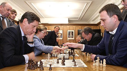 Блиц-турнир по шахматам с участием депутатов Государственной Думы, сотрудников Аппарата Государственной Думы, помощников депутатов.