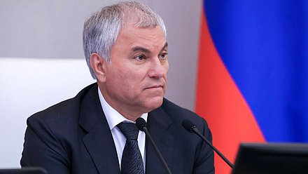 Председатель Государственной Думы Вячеслав Володин