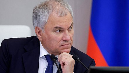 Председатель Государственной Думы Вячеслав Володин