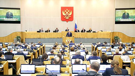 Пленарное заседание Плотников