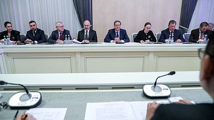 Meeting of First Deputy Chairman of the State Duma Alexander Zhukov and Deputy Chairman of the Commission on Law, Human Rights and Security of the House of Representatives of the Republic of Indonesia Adies Kadir