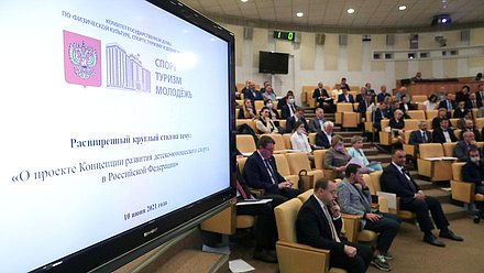 Круглый стол на тему «О проекте концепции развития детско-юношеского спорта в Российской Федерации»