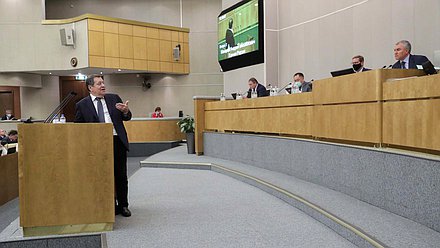 Председатель Комитета по бюджету и налогам Андрей Макаров