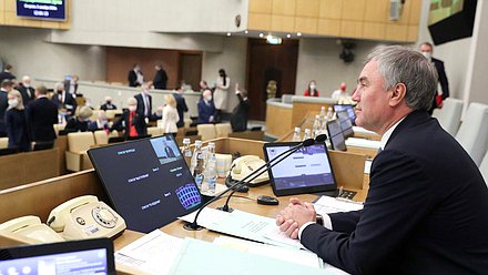 Председатель Государственной Думы Вячеслав Володин