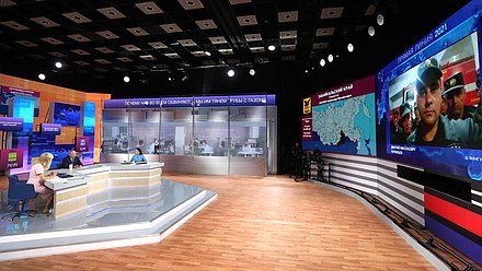 «Прямая линия с Владимиром Путиным». Фото: kremlin.ru