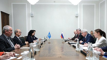 First Deputy Chairman of the State Duma Ivan Melnikov met with the delegation of the Latin American and Caribbean Parliament (PARLATINO) headed by its President Rolando Miguel González Patricio