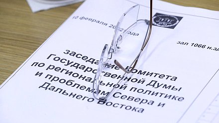 Заседание Комитета по региональной политике и проблемам Севера и Дальнего Востока