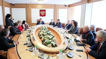 Meeting of members of the Committee on International Affairs with Ambassador of the Russian Federation to the United States of America Anatoly Antonov