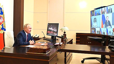 Совещание с постоянными членами Совета Безопасности. Фото: kremlin.ru