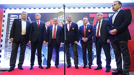 Открытие выставки «75-летие отечественного хоккея»