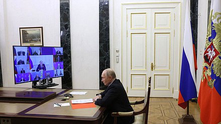 Совещание Президента РФ с постоянными членами Совета Безопасности. Фото: kremlin.ru