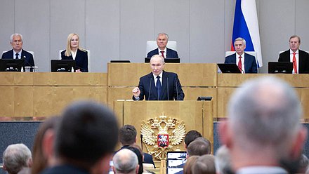 Президент РФ Владимир Путин