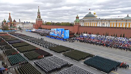 Парад в честь 76-й годовщины Победы в Великой Отечественной войне