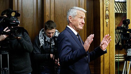 Встреча Председателя Государственной Думы Федерального Собрания Российской Федерации Сергея Нарышкина с Генеральным секретарём Совета Европы Тубьёрном Ягландом.