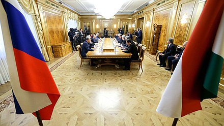 Meeting of Chairman of the State Duma Viacheslav Volodin and President of Tajikistan Emomali Rahmon