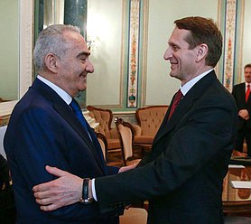 Рабочая поездка Председателя Государственной Думы Федерального Собрания Российской Федерации С.Е. Нарышкина в Северо-Западный федеральный округ. Встреча с Председателем Национального Собрания Республики Армения Саакяном Галустом Григорьевичем.