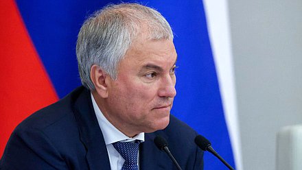 Председатель Государственной Думы Вячеслав Володин