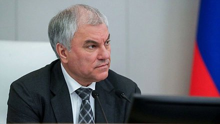 Председатель Государственной Думы Вячеслав Володин