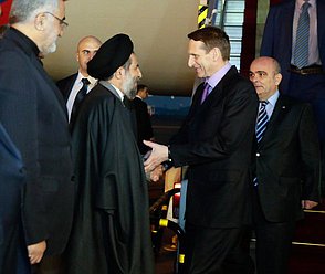 Рабочий визит Председателя Государственной Думы Федерального Собрания Российской Федерации Сергея Нарышкина в Исламскую Республику Иран.