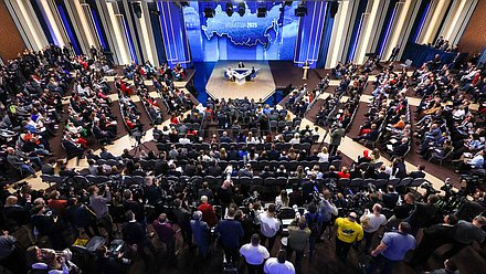 Программа «Итоги года с Владимиром Путиным». Фото: kremlin.ru