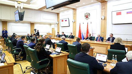 11th meeting of the Inter-parliamentary Commission on Cooperation between the Federal Assembly of the Russian Federation and the National People's Congress of the People’s Republic of China. Photo Credit: the Federation Council Press Service