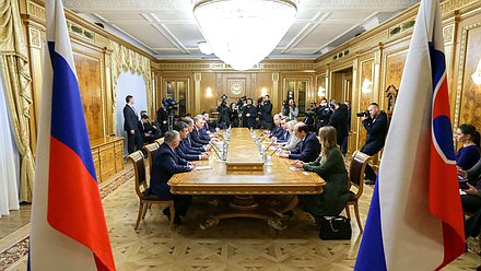 Meeting of Chairman of the State Duma Viacheslav Volodin and Speaker of the National Council of the Slovak Republic Andrej Danko